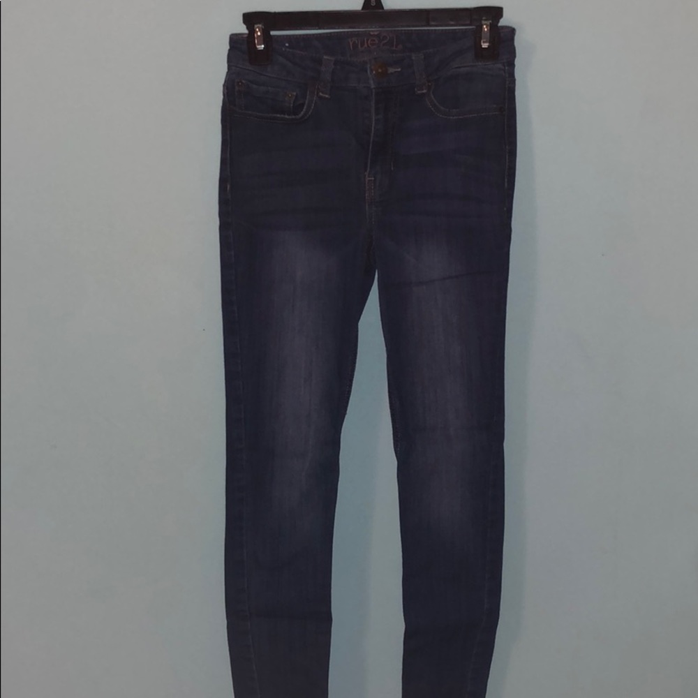 High rise jeggings